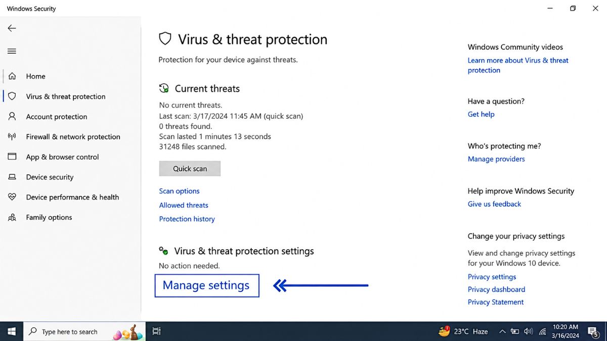 Aggiungi Esclusione Cartella KMSPico in Windows Defender - Escludi dalla Scansione